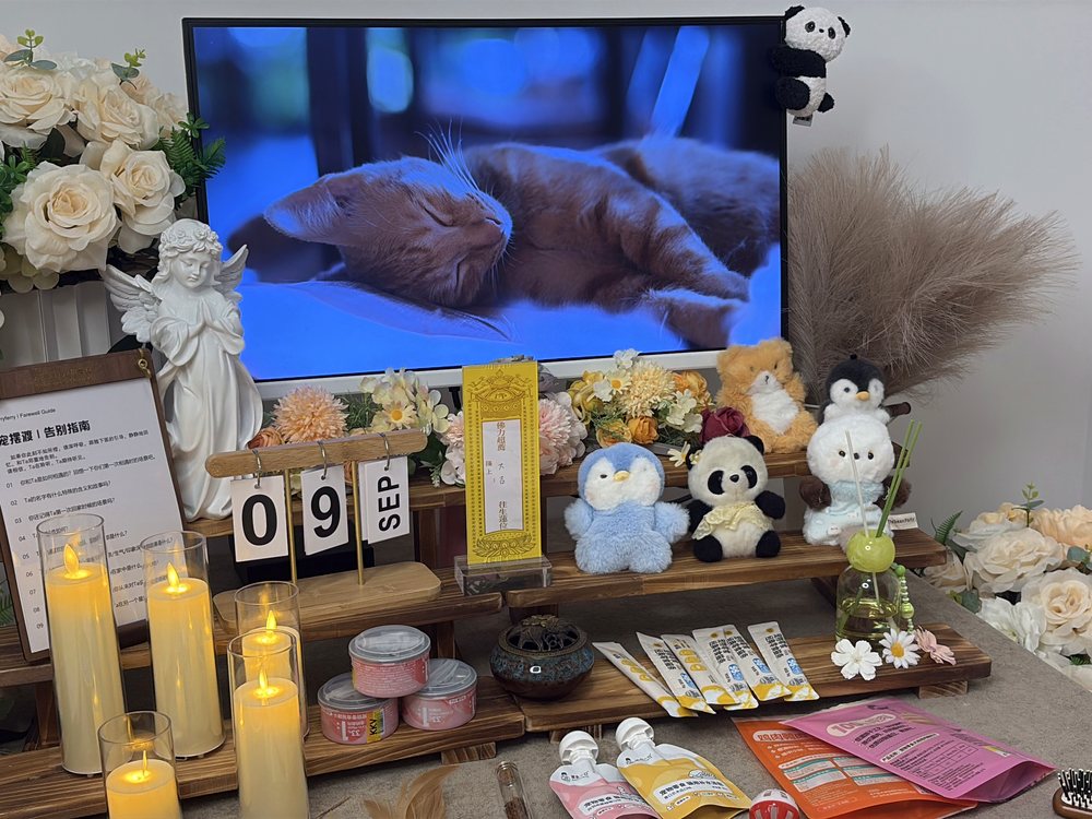 宠物骨灰交付与纪念品
